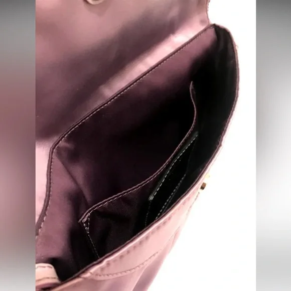 COACH MADISON AMANDA SATIN LAVENDER LARGE PURSE BAG CLUTCH
WRISTLET - Picture 12 of 16